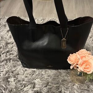 Coach Midnight Black Tote Bag